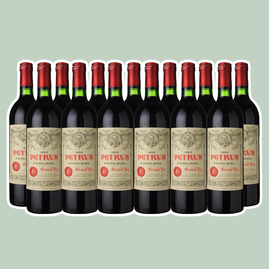 Lot de Petrus vendu aux enchères