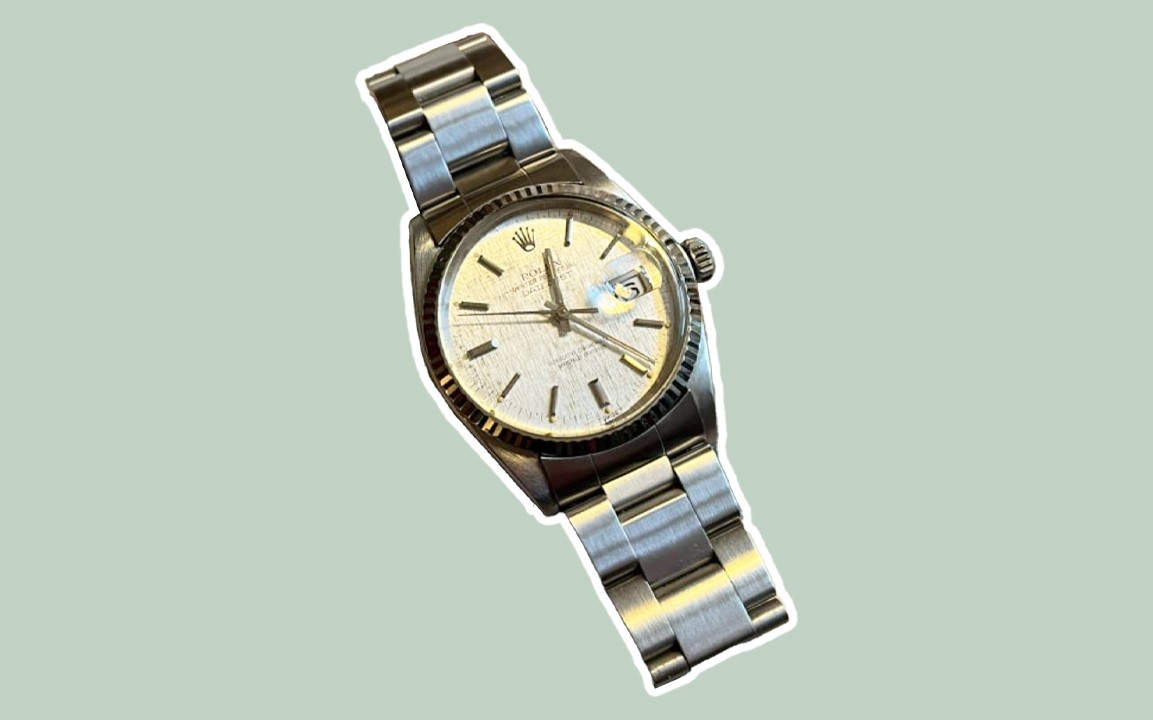 Montre Rolex en acier modèle "Datejust"